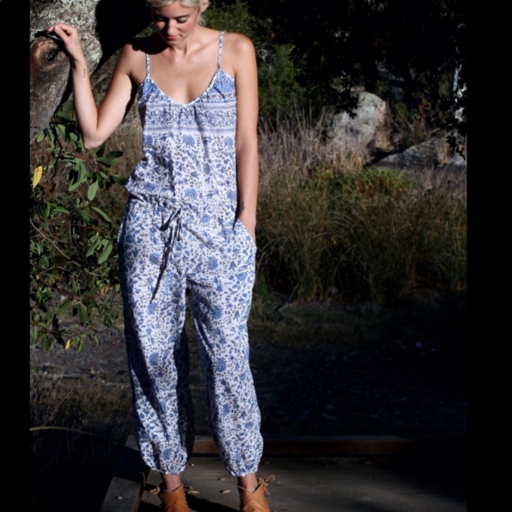 TYSA Claudette Jumpsuit Jogger Floral Size 1
